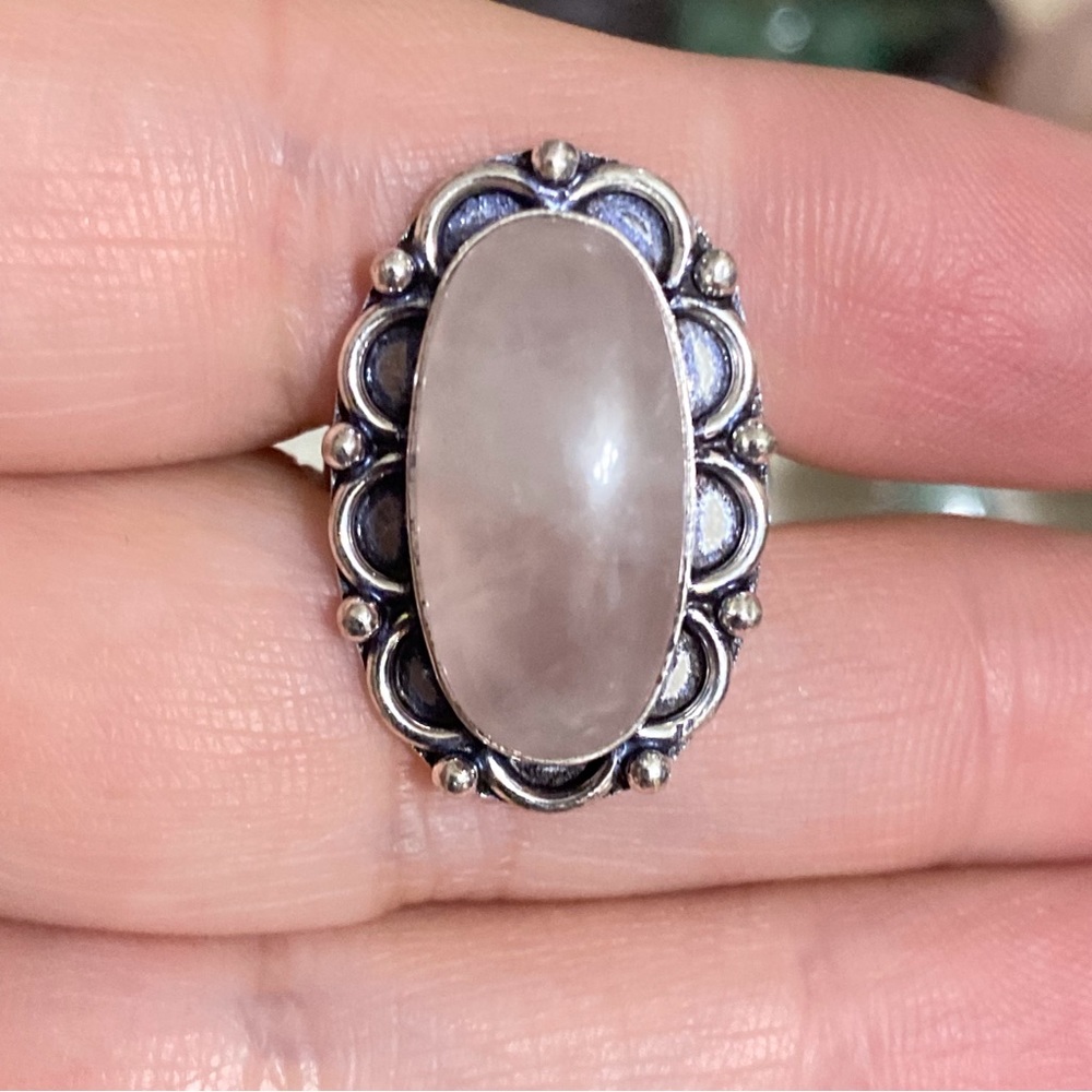 Natural Opal Gemstone Adjustable Ring - Picture 1 of 4